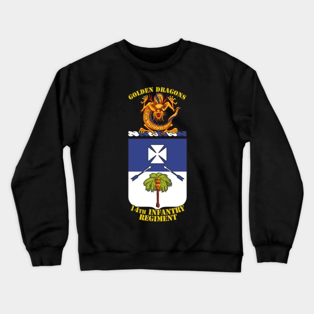 14th Infantry Regiment Crewneck Sweatshirt by MBK